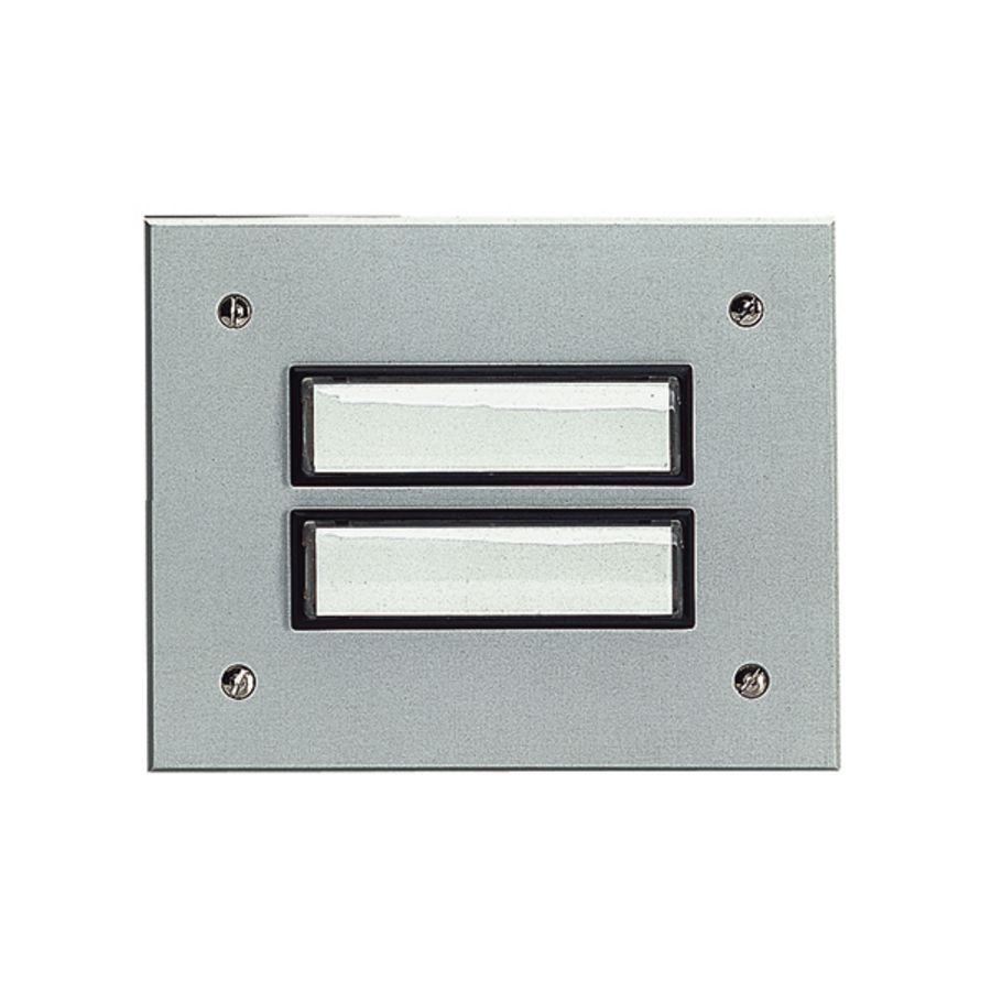 Etageplaat Aluminium inbouw 2-voudig weersbestendig