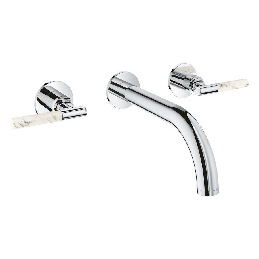 Atrio 3-gats wastafelmengkraan trekwaste chroom (Spa colors coll.)