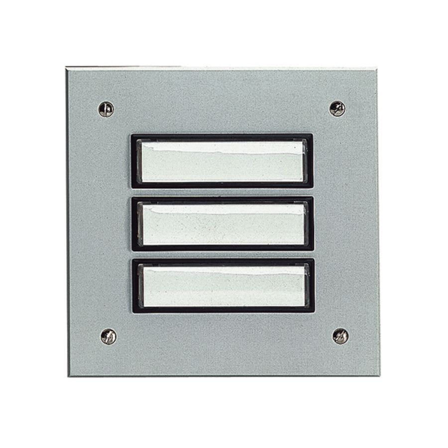Etageplaat Aluminium inbouw 3-voudig weersbestendig