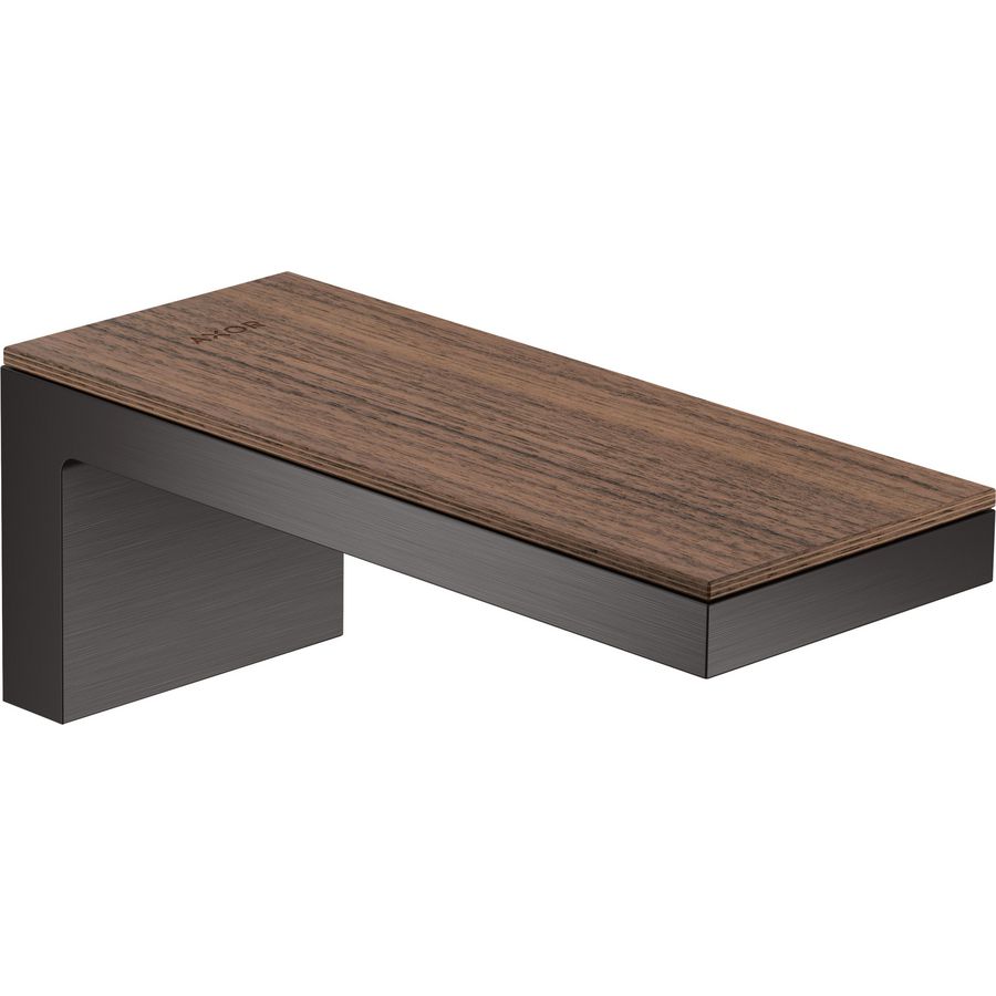 AXOR MyEdition baduitloop z. plaat Brushed Black Chrome