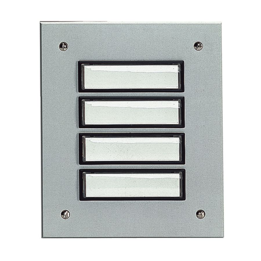 Etageplaat Aluminium inbouw 4-voudig weersbestendig