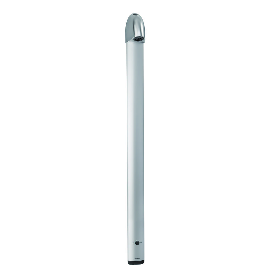Douchepaneel geanodiseerd alu M1/2" 230/6V