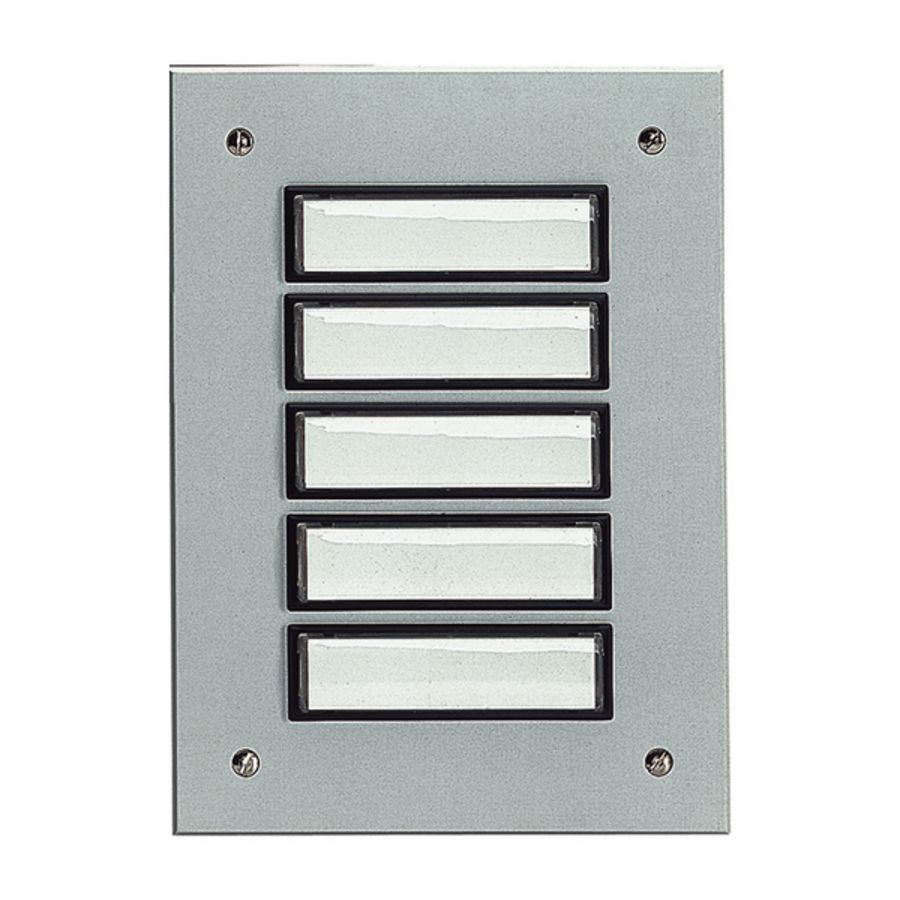 Etageplaat Aluminium inbouw 5-voudig weersbestendig