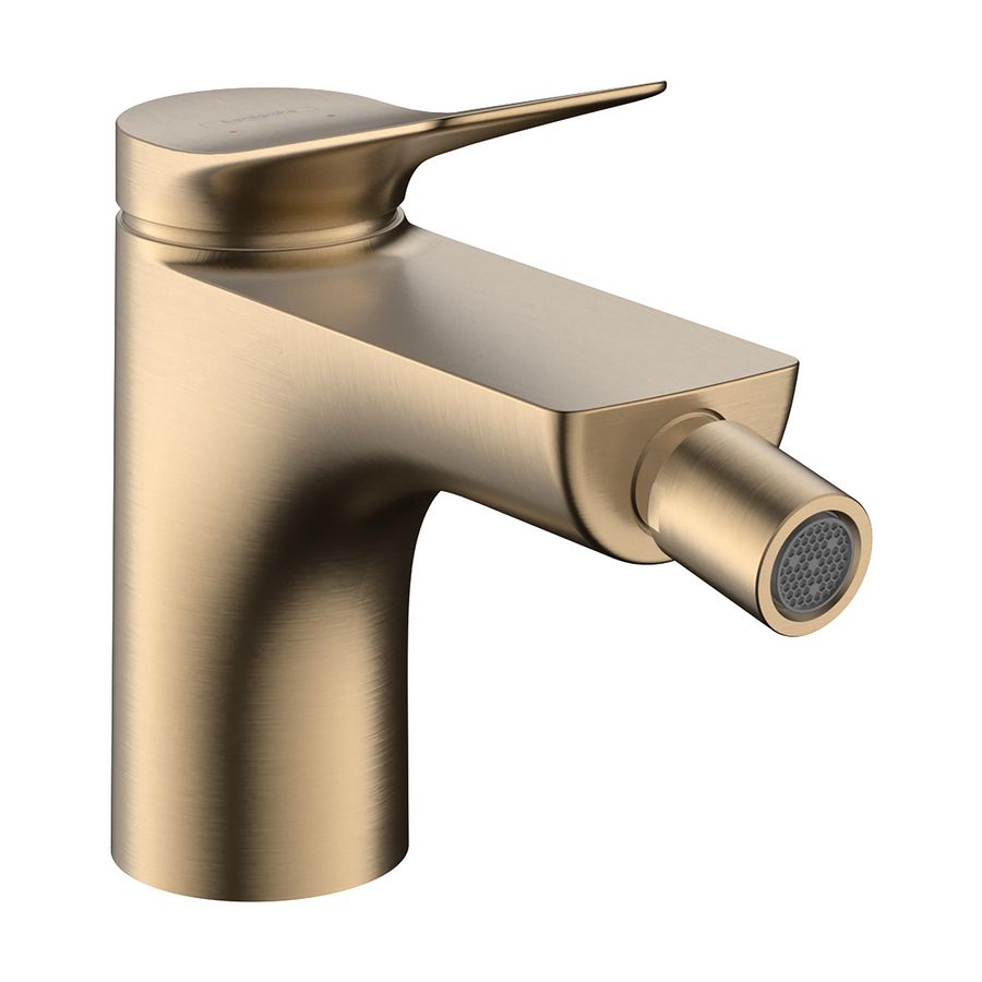 Bidetmengkraan Vivenis eengreeps PopUp trekwaste Brushed Bronze