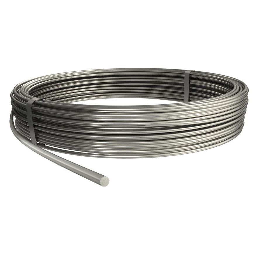 Ronde geleider ring van 50kg 8mm rvs A2 1.4301 VVE=125