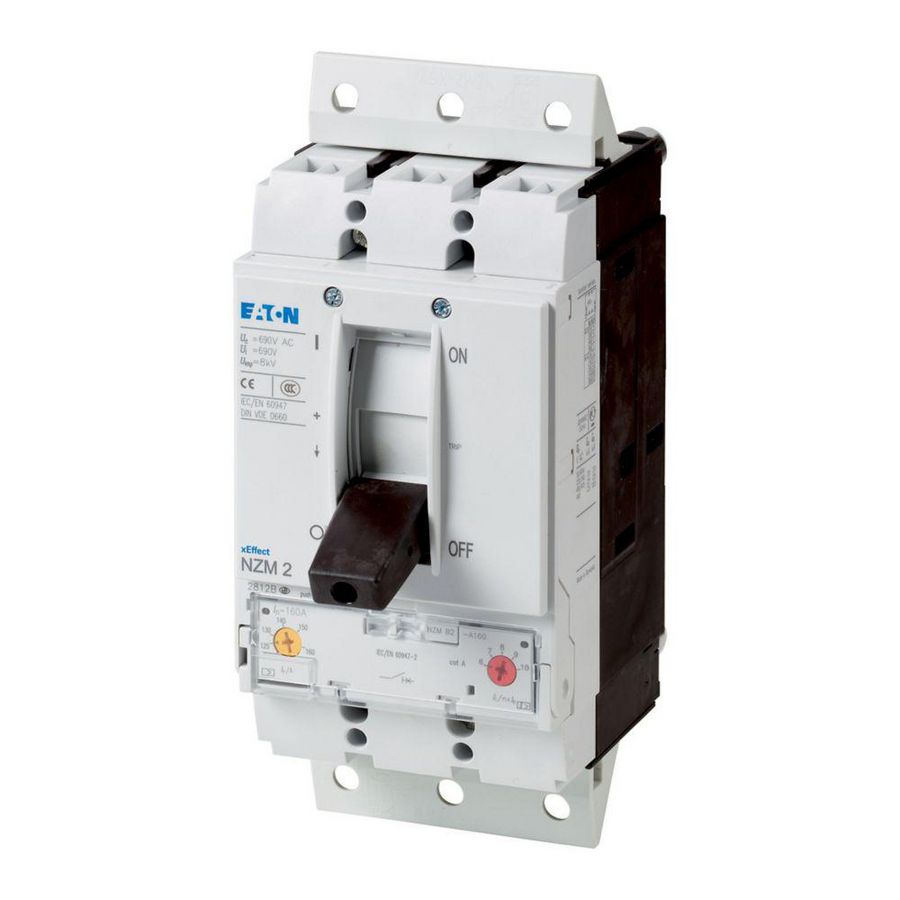 NZM2 150kA 3P 100A voor insteeksokkel IEC
