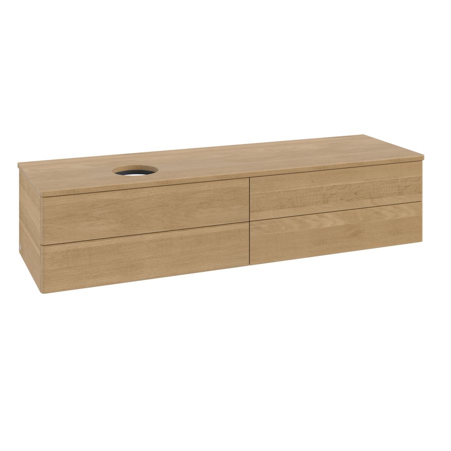 Wastafelonderkast Antao 1600x360x500mm Honey Oak K26011HN