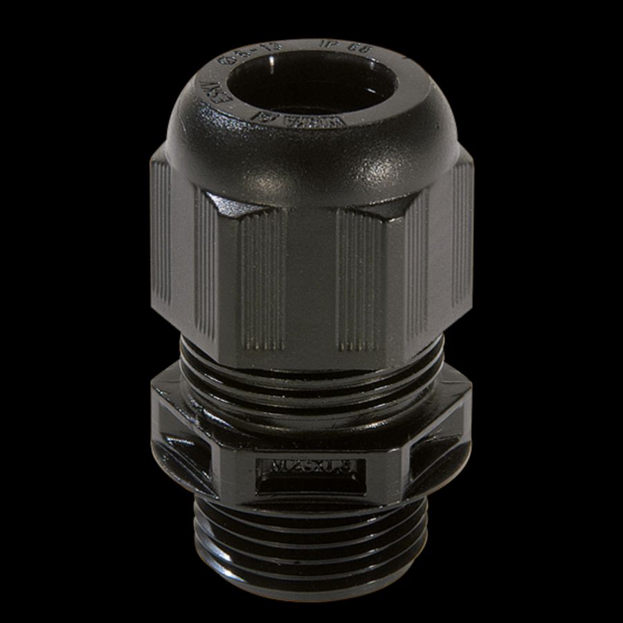Kabelwartel kunststof M25x1,5 doorlaat 9-17mm lage temperatuur Zwart (ESKV25LTBK) VVE=50