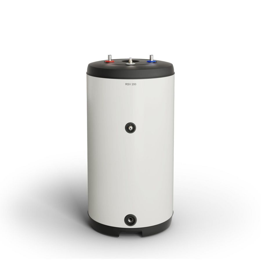 Boiler rvs indirect gestookt RSV200 186ltr. verticaal