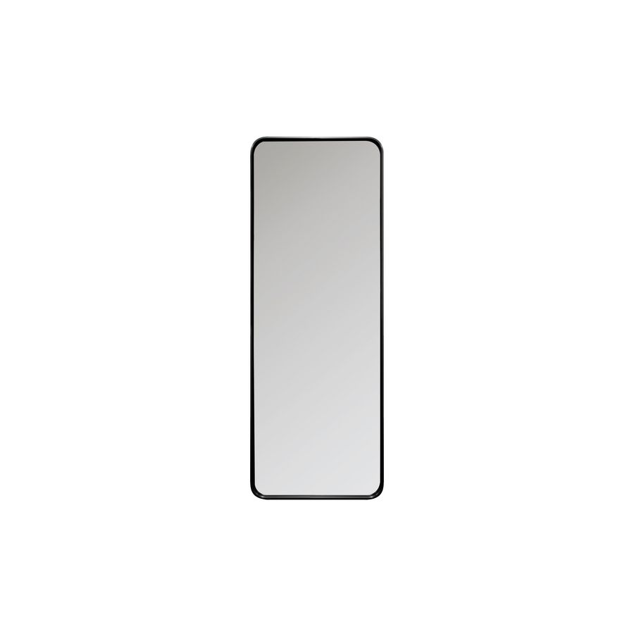 Design spiegel RIO met dikke rand, zwart 50x80cm met verlichting