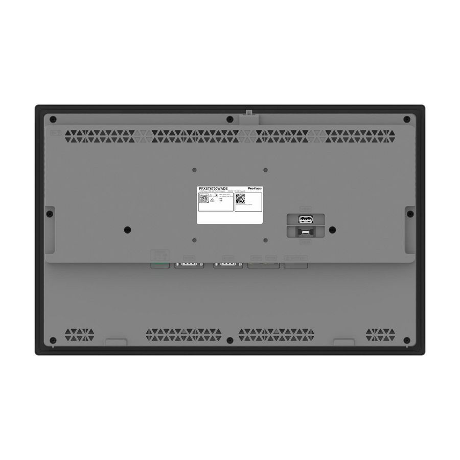 15"W touch panel display 2COM 2Ethernet USB host&dev. 24VDC