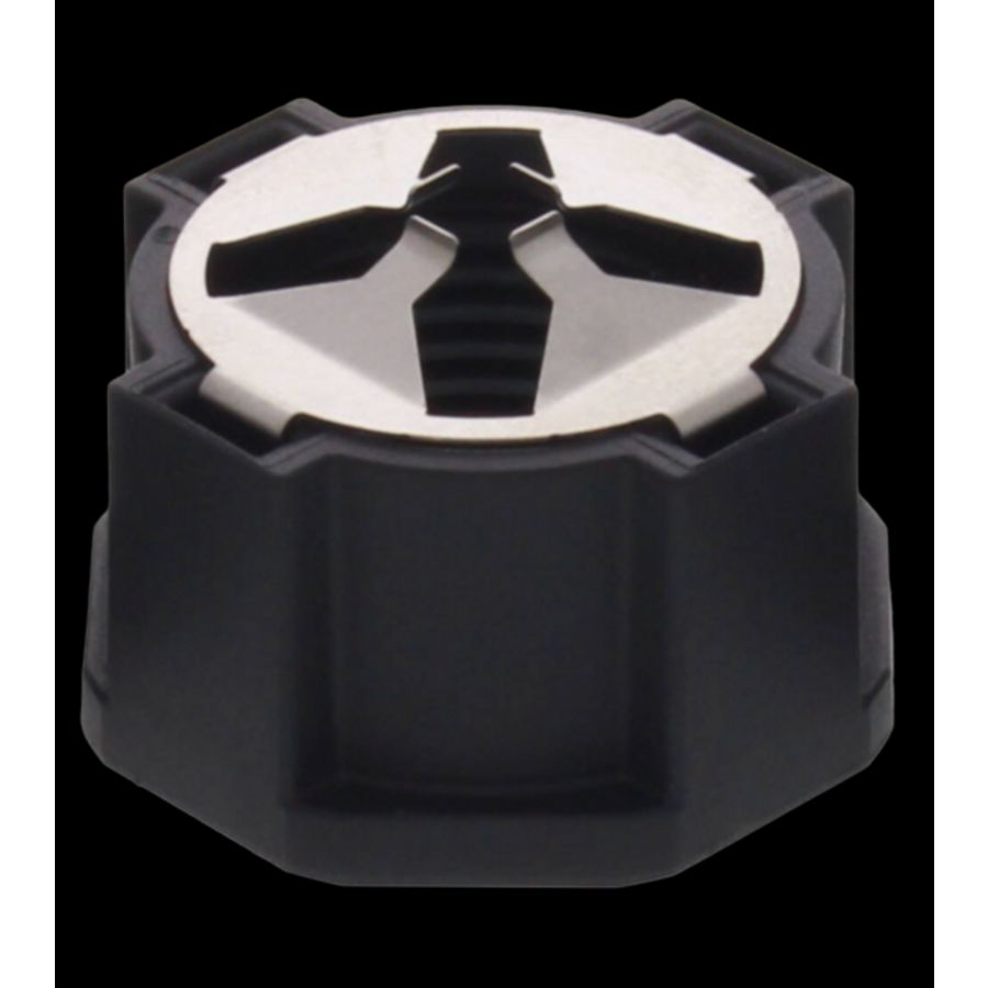 Wiska MagikNut 16 BK M16 zwart VVE=25