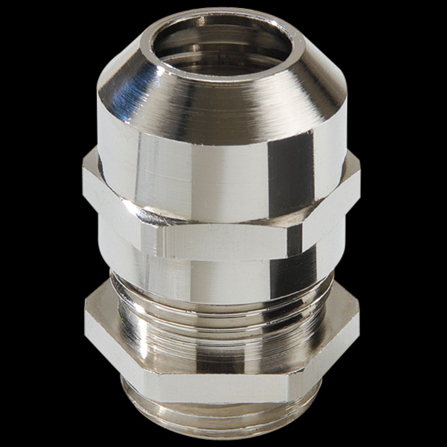 Kabelwartel messing vernikkeld M63x1,5 48-62mm