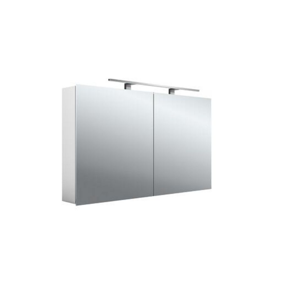 Spiegelkast MEE 1200mm 2 deuren H=700/746mm incl. opbouw LED-lamp