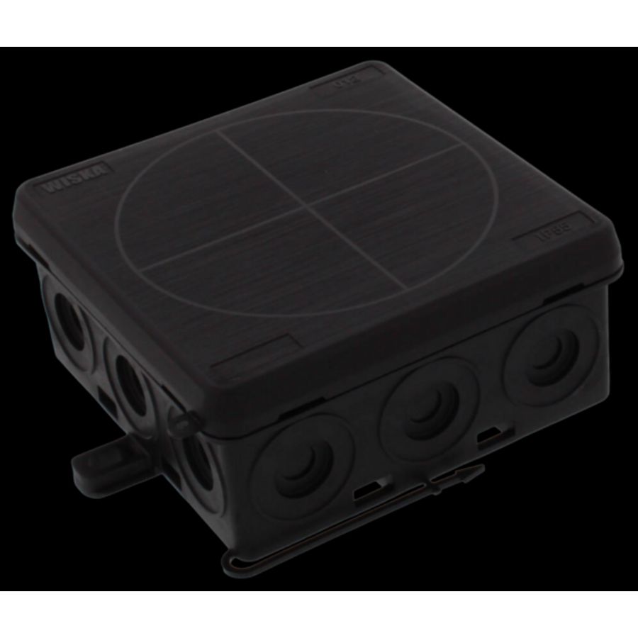 Wiska Kabeldoos type KA012 LEEG zwart VVE=10