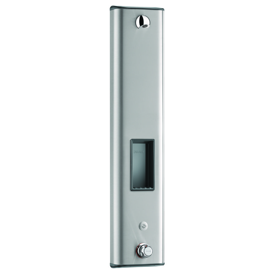 Douchepaneel SECURITHERM thermostatisch 230/6V RVS achteraansluiting incl. zeepschaal