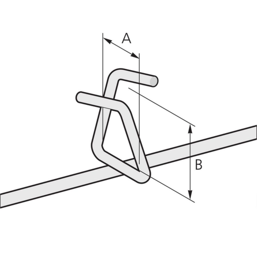 Buigzame kabelgeleider RVS V4A met geleidingsringen 8x8mm