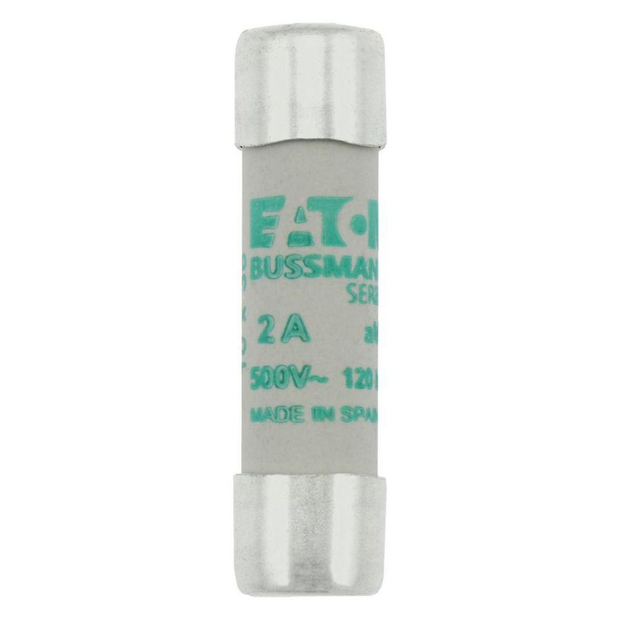 Zekering laagspanning 2A AC 500V 10x38mm aM IEC VVE=10