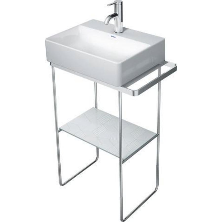 DuraSquare Staande metaalstructuur 516x333x790mm chroom gepol.