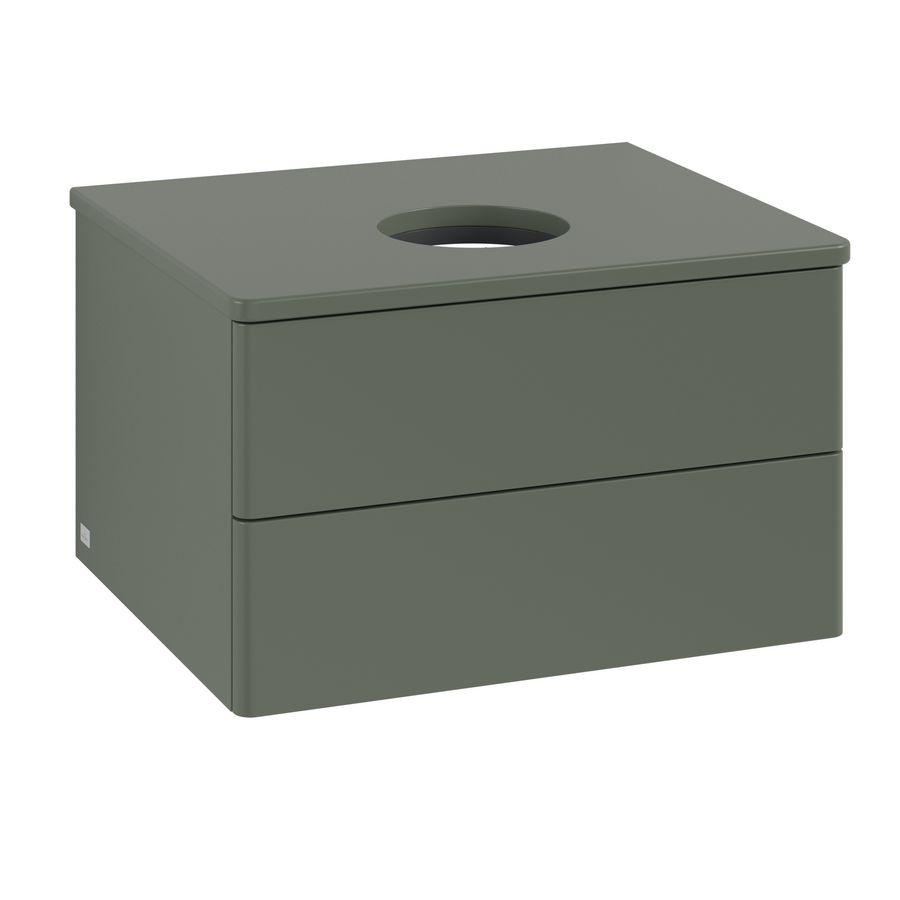 Wastafelonderkast Antao 600x360x500mm L.Green Matt Lacquer K18010HL