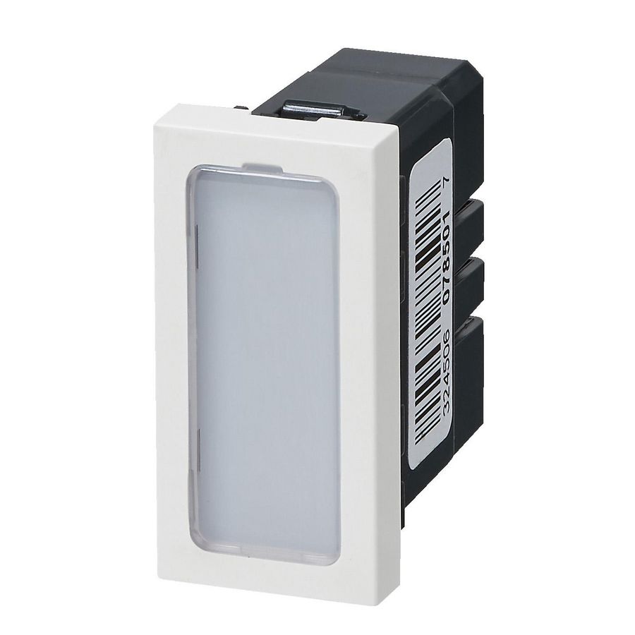 Signaallamp enkelvoudig 230V 1 module wit Mosaic