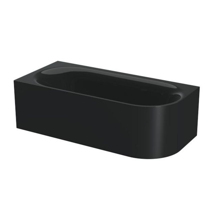 Bad BetteLux Oval IV Silhouette 1850×850mm Zwart