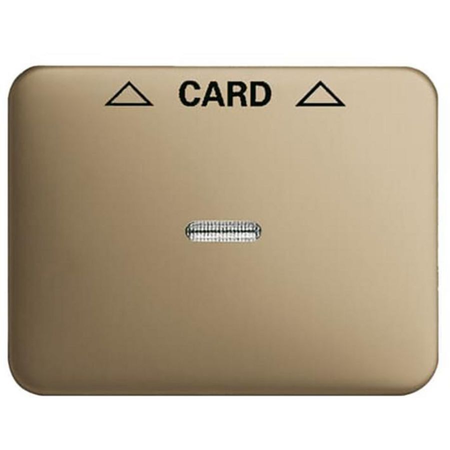 Centraalplaat afdekking v card-Schakelaar a-brons (1792-21-101)