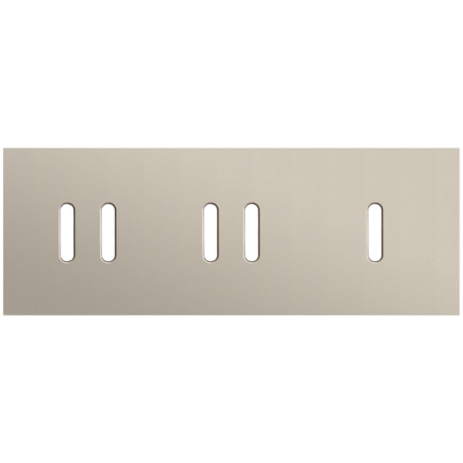Afdekplaat 3-voud horiz. 71mm centerafst. 166-56704