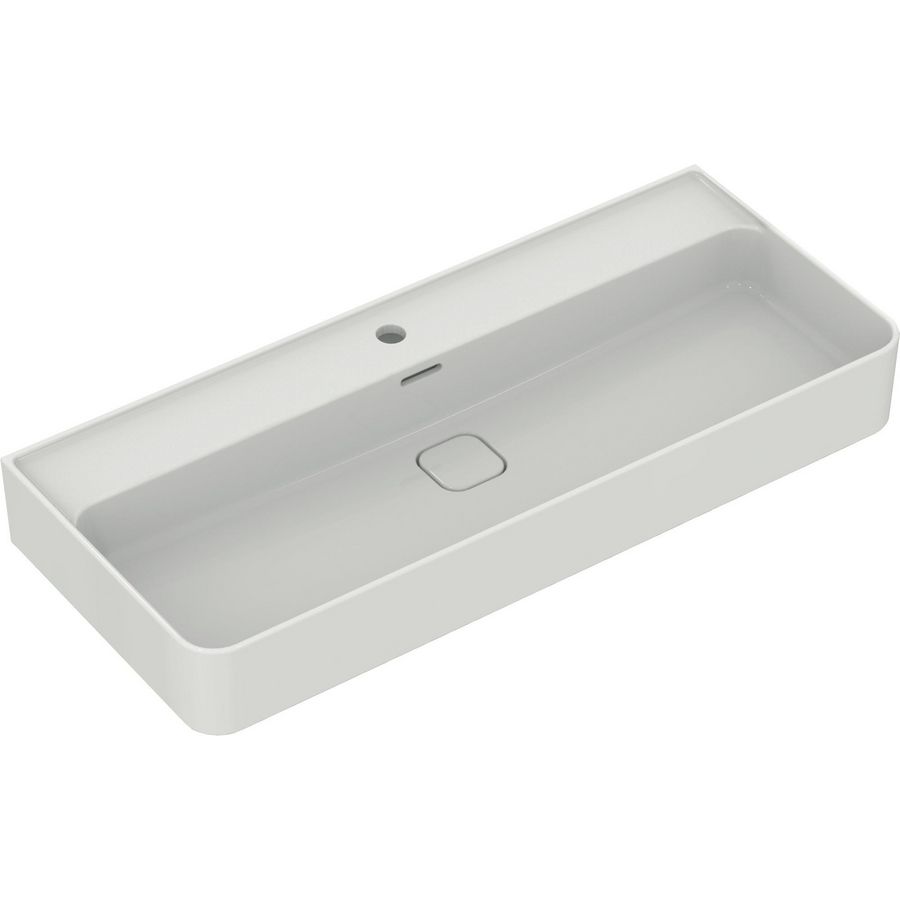 Strada II wastafel 100 wht ip 1 kg onderzijde geslepen
