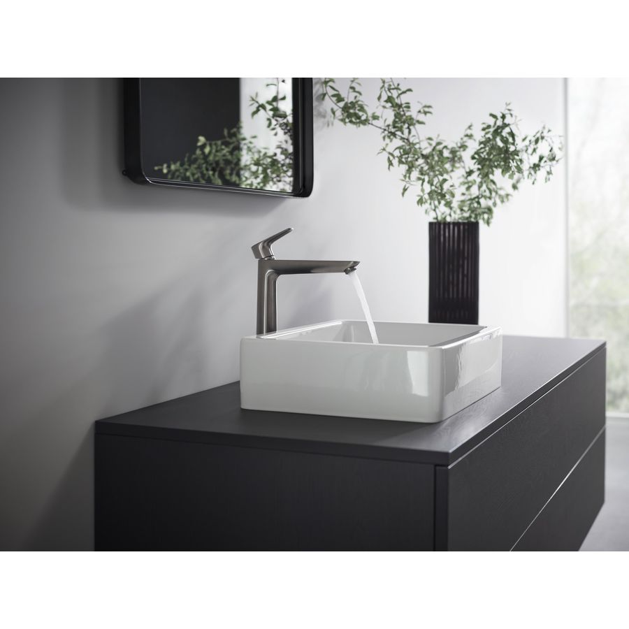 Wastafelmengkraan Talis E CS brushed black chrome 71717340