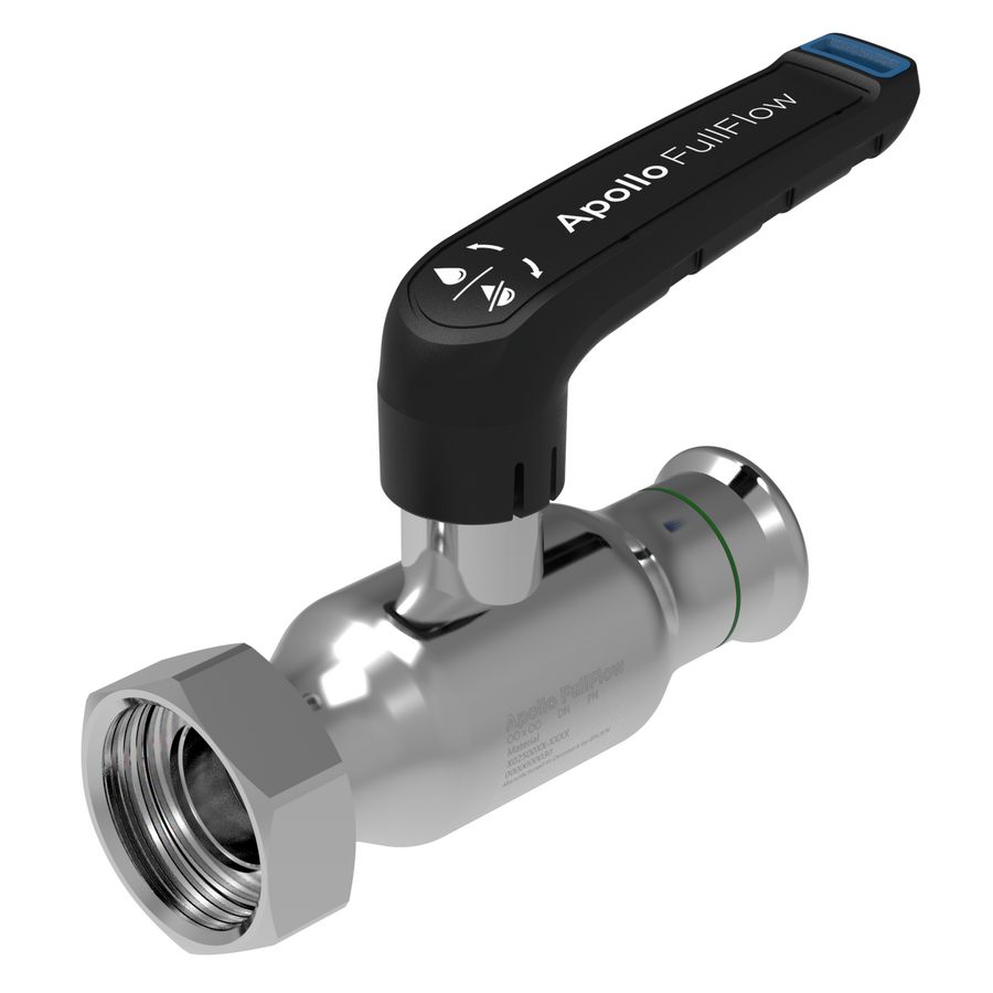 Kogelafsluiter XPress RVS wartel FF 15xG3/4 XPR21400