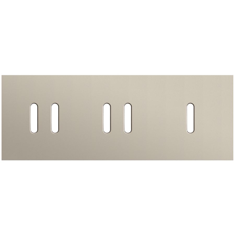 Afdekplaat 3-voud horiz. 71mm centerafst. 166-56704
