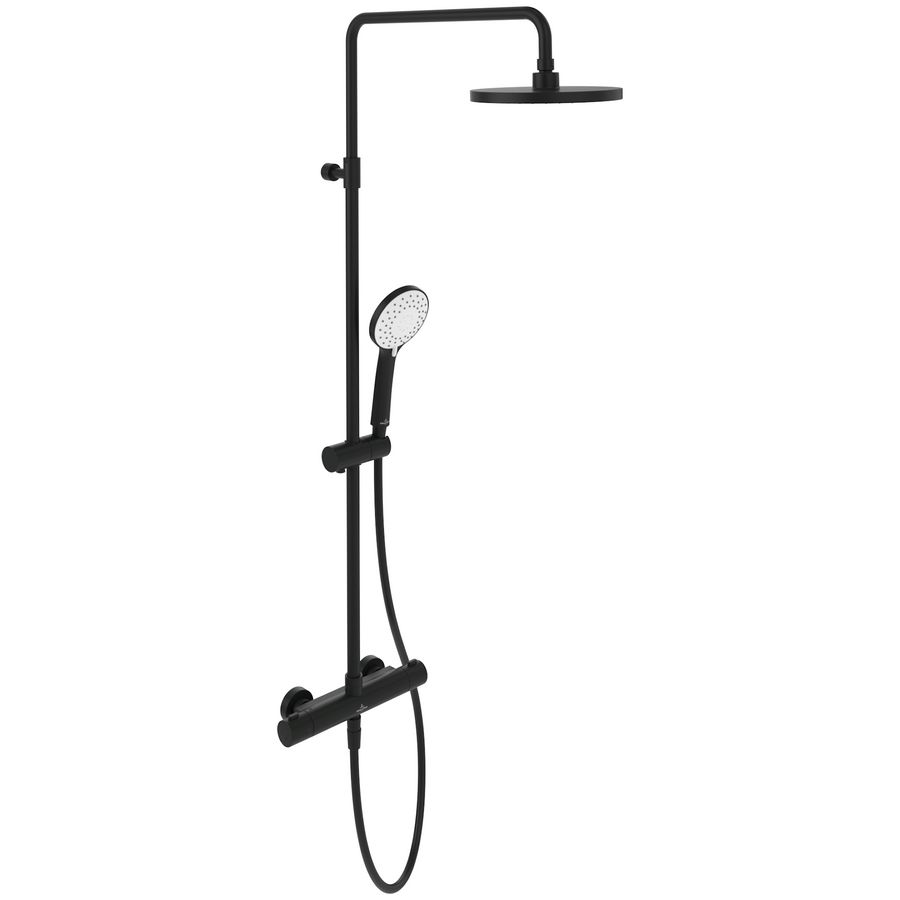 Douchesysteem met drie functies Universal Showers Matt Black