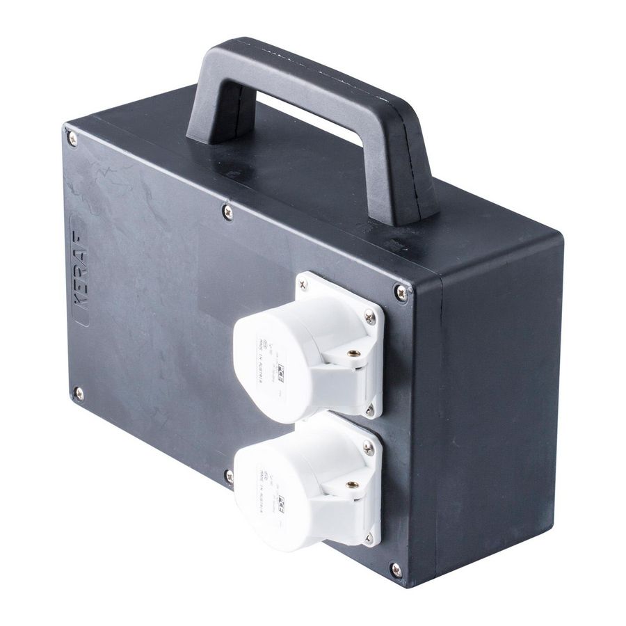 Veiligheidstrafo 230V 2x16/2/42 12h 300VA