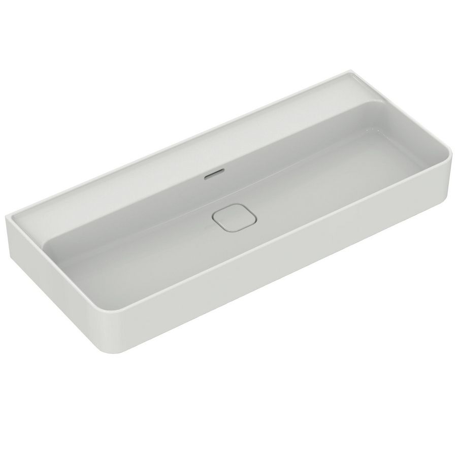 Strada II wastafel 100 white z.kg whg