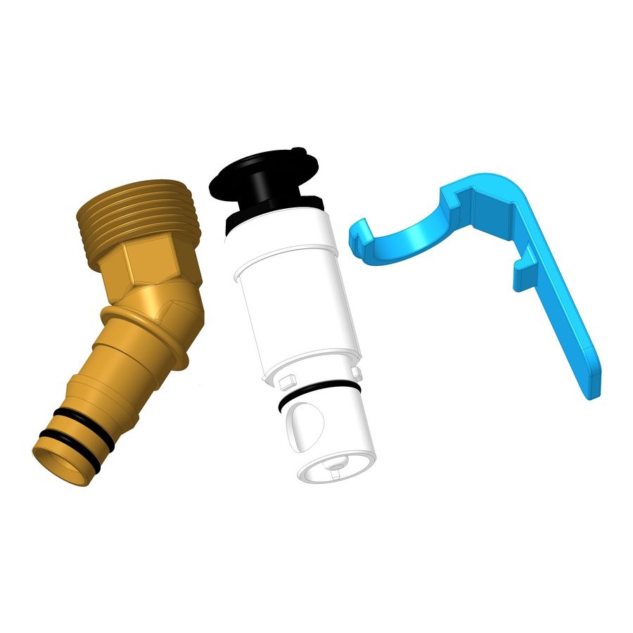 Collaro watertoevoer geintegreerd in overloop