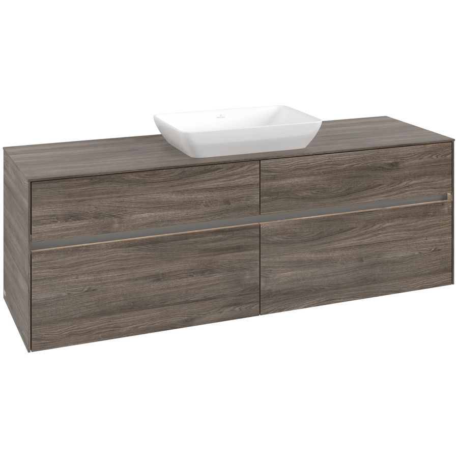 Wastafelonderkast Collaro 1600x548x500mm Sto.Oak C120B0RK