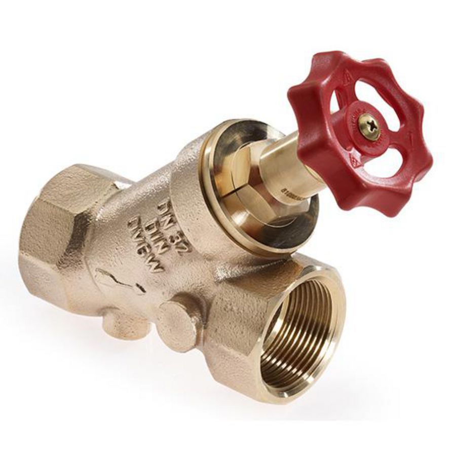 Vrijstroomafsluiter 1.1/2"bi x 1.1/2"bi brons 270516