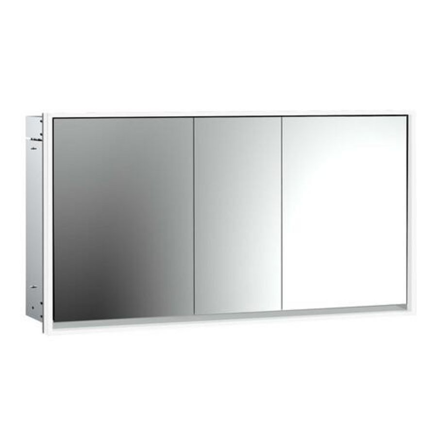 Led-Spiegelkast Loft inbouw 1600mm 3 deur
