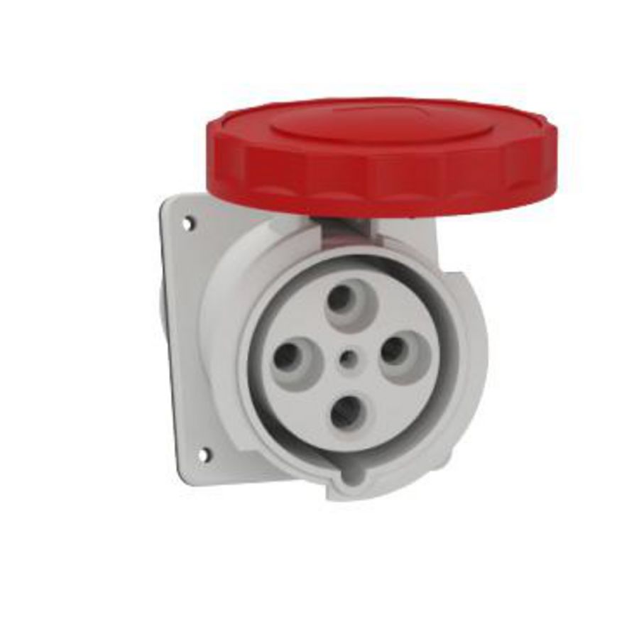 Industriele inbouwcontactdoos 3P+A 125A 380-415V AC PratiKa