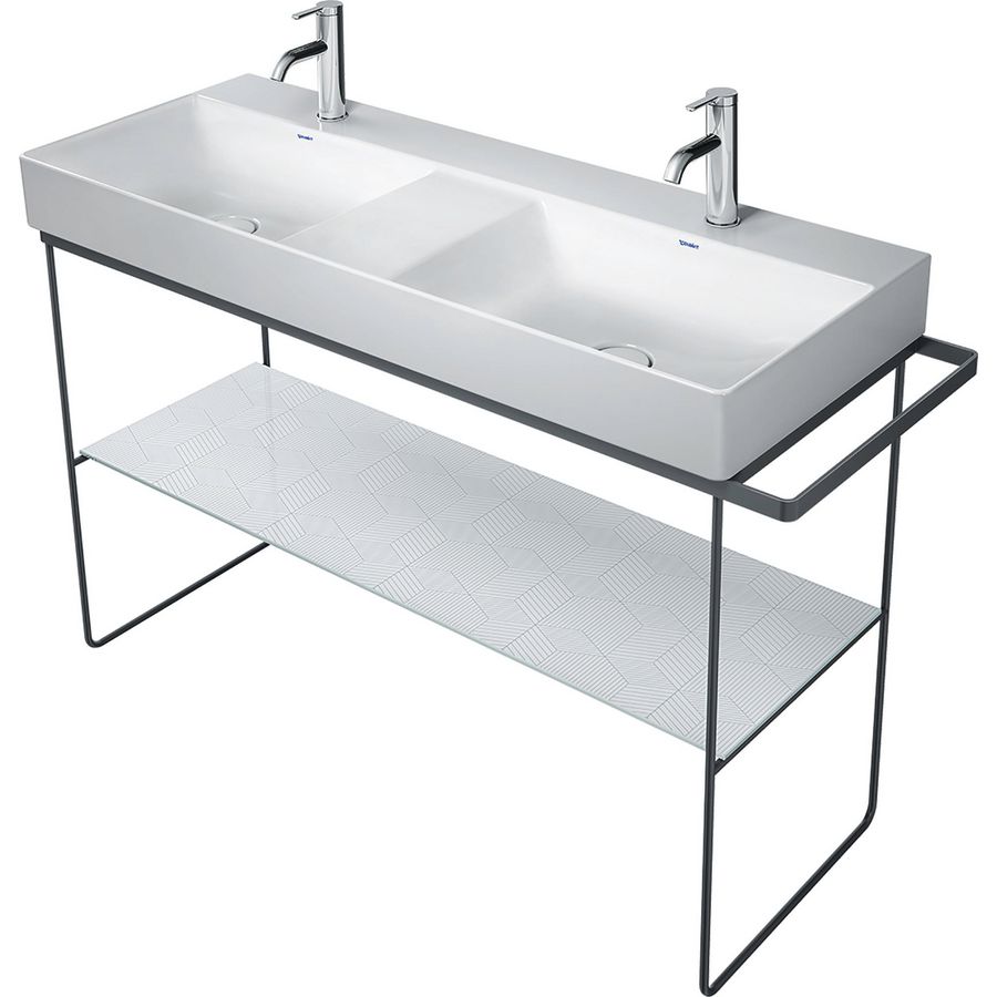 DSq Met.Console Staand hoogte 1265x451x740mm Chroom gepol.