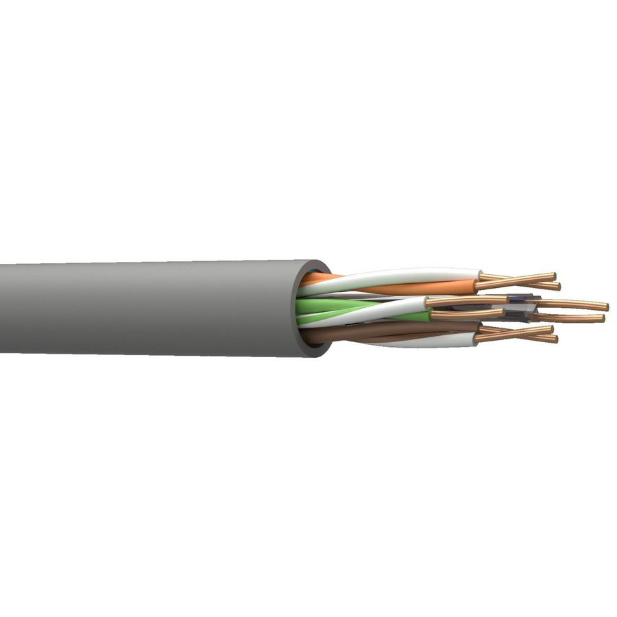 Doos a 305m. UC400 HD Cat.6 U/UTP PVC gy# 4x2x0,54mm