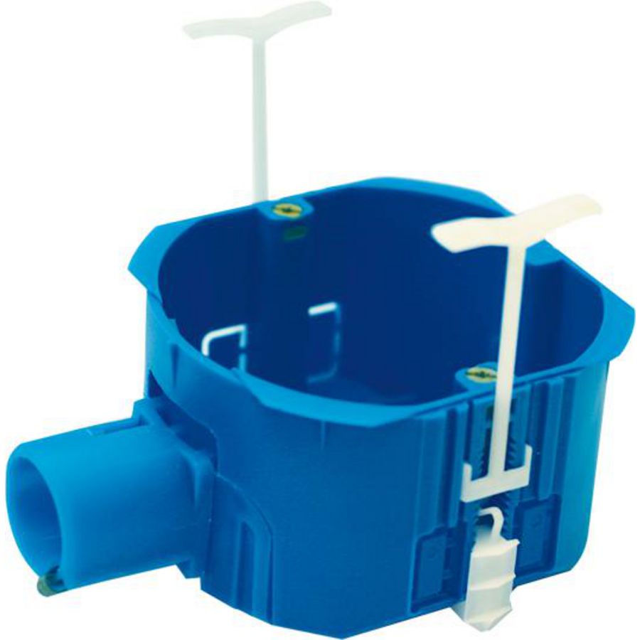 Inbouwdoos voor hollewand 40mm 1x16mm boormaat 76mm buisinvoer