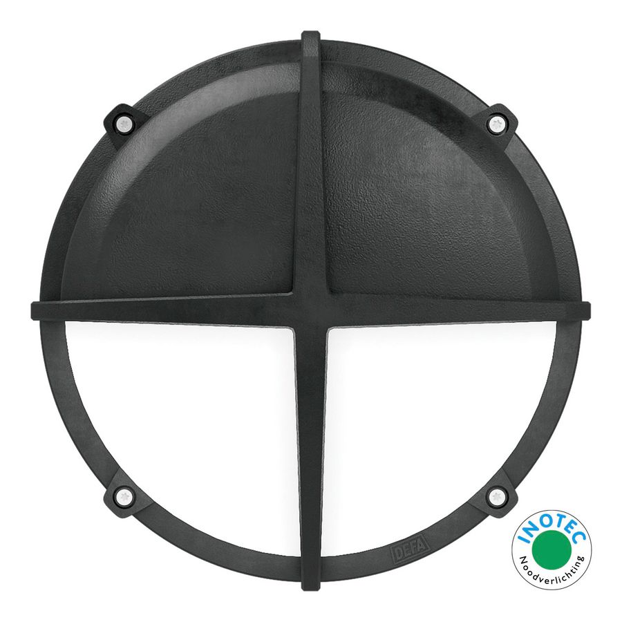 Verlichtingsarmatuur Neptune 2.0 Half Cover 8W 3000K zwart