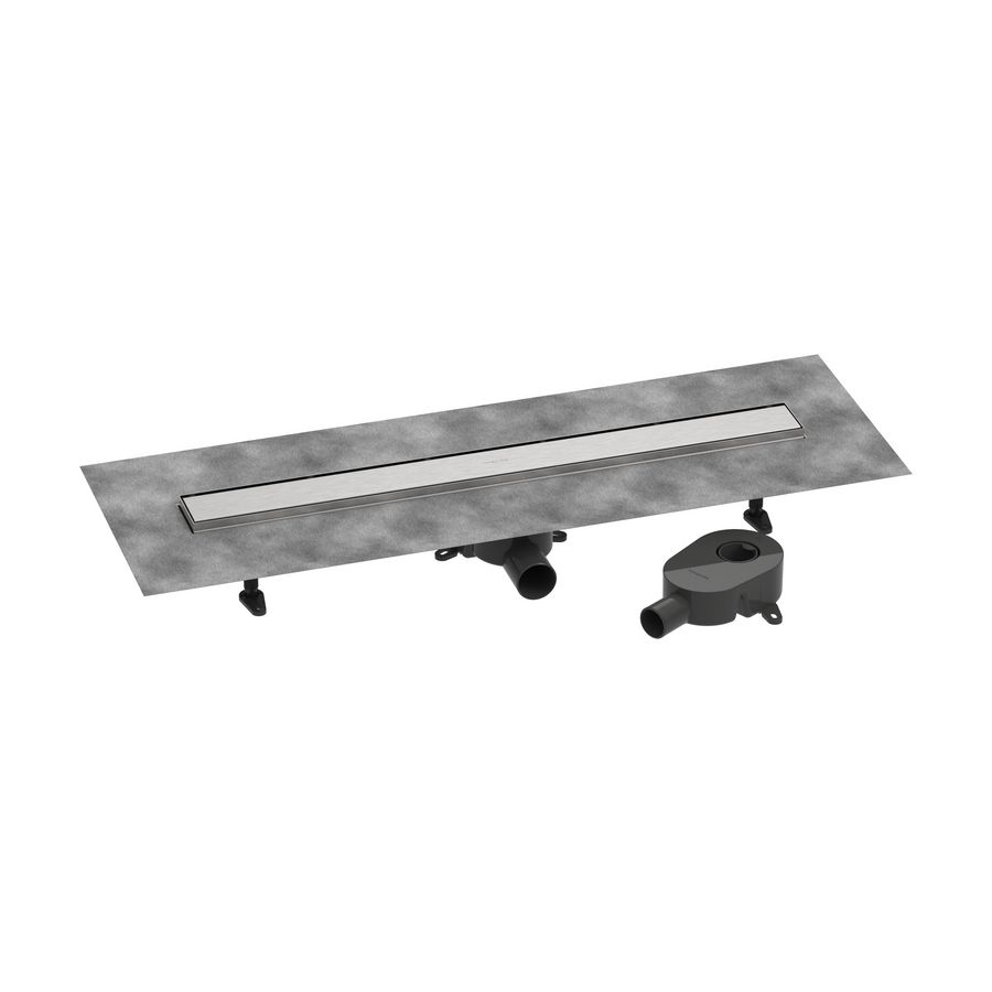 Douchegoot RainDrain Go compl.set d.goot 800 Stainless Steel