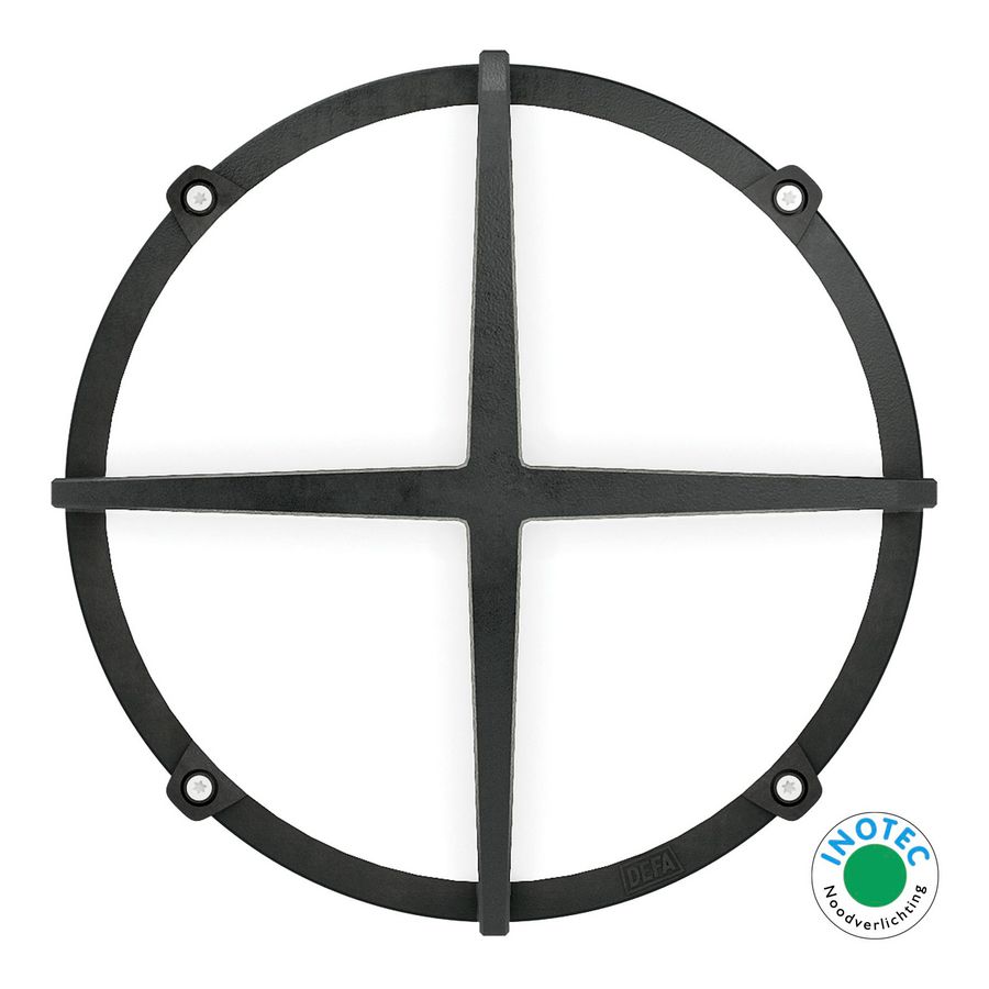 Verlichtingsarmatuur Neptune 2.0 Cross 8W 3000K zwart