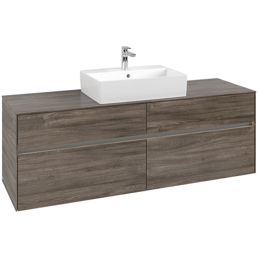 Wastafelonderkast Collaro 1600x548x500mm Sto.Oak C134B0RK