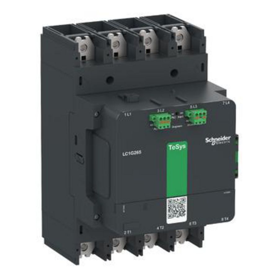 Contactor 4P (4NO) AC-1 <=440V 385A geavanceerde ve Giga