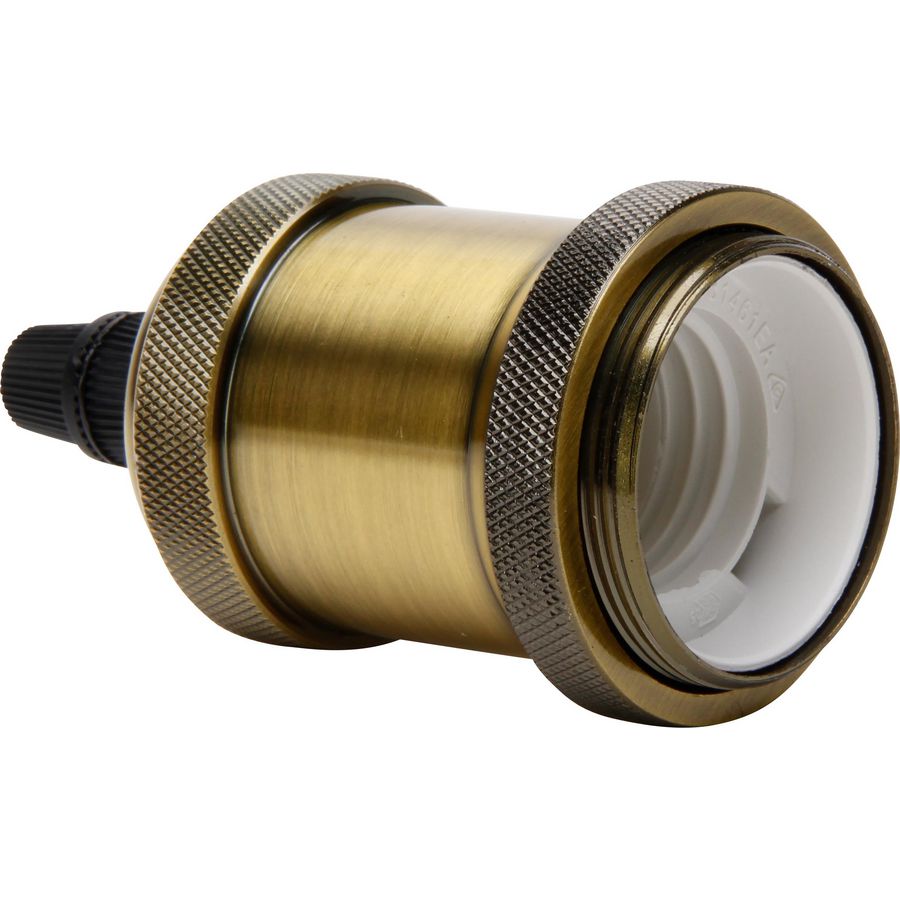 Lamphouder E27 metaal retro messing VVE=10