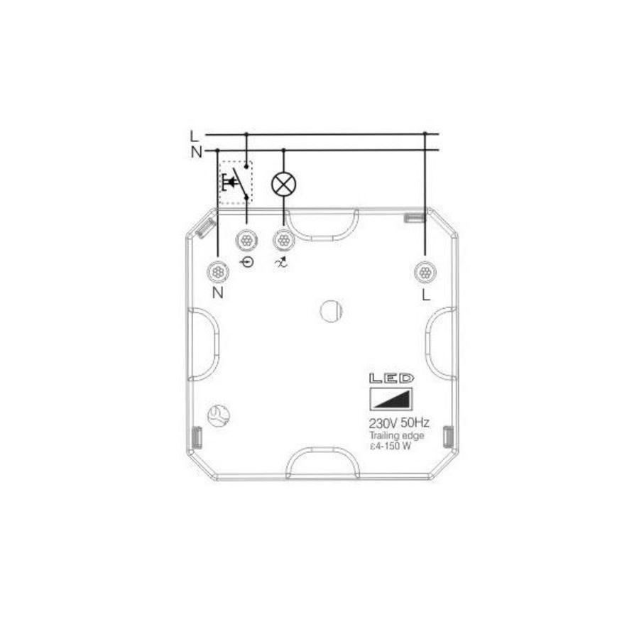 Dimmer bluetooth mini inbouw led
